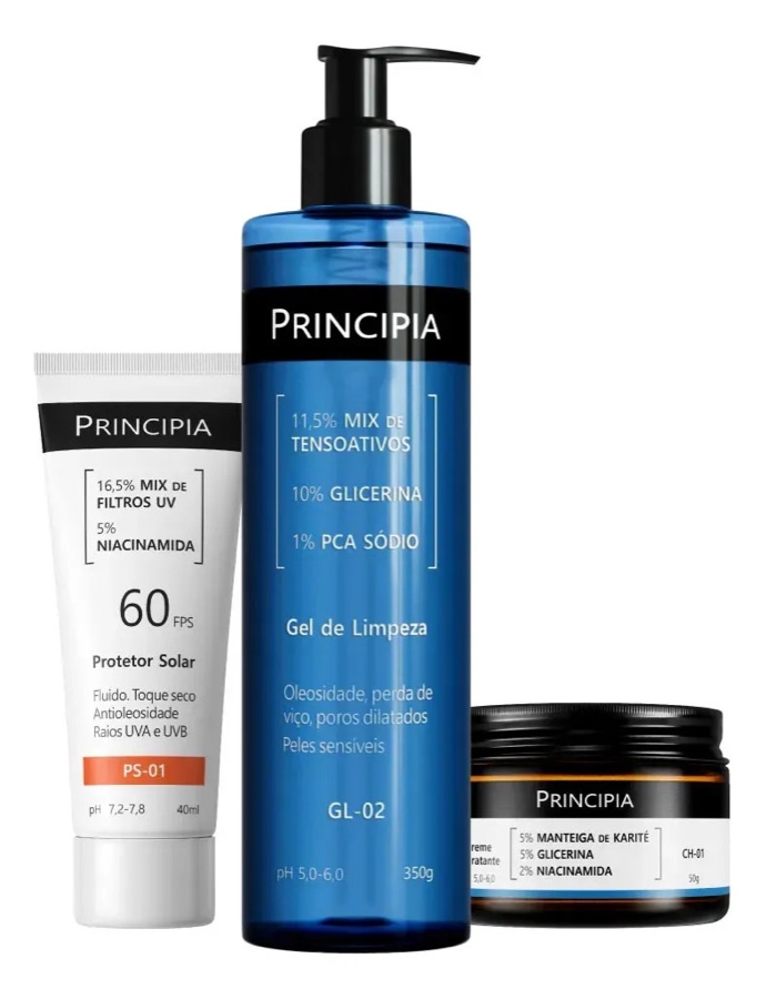 Kit Principia Skincare Pele Sensível FPS 60