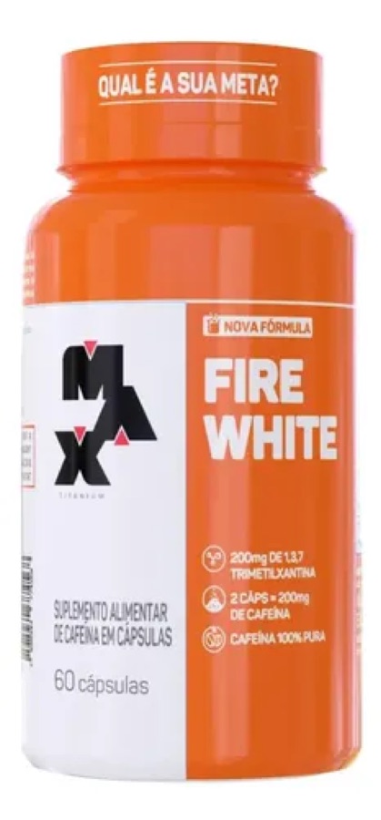 Termogenico Max Titanium Fire White 60 Capsulas