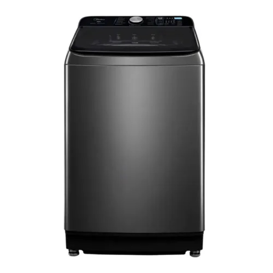 Máquina de Lavar Midea 16,5Kg MA512W165/GK-04 Wave Impeller Função Turbo Titanium