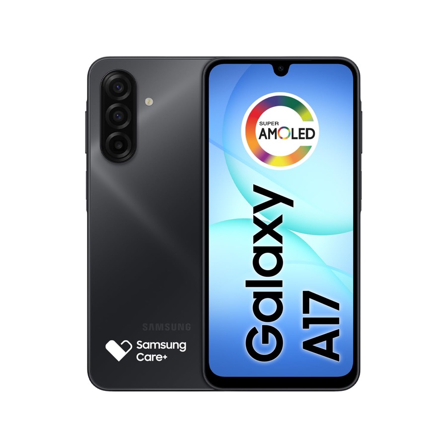Celular Samsung Galaxy A17, 128GB, 4GB, 50MP Tela 6.7", IP54 - Preto
