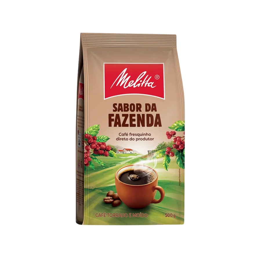 2x CAFÉ MELITTA SABOR DA FAZENDA POUCH 500g