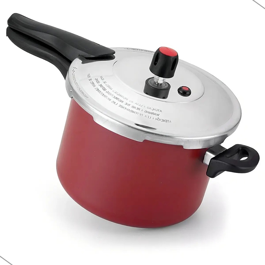 Panela de Pressão 4,5L Teflon Antiaderente Alegrete Cinza