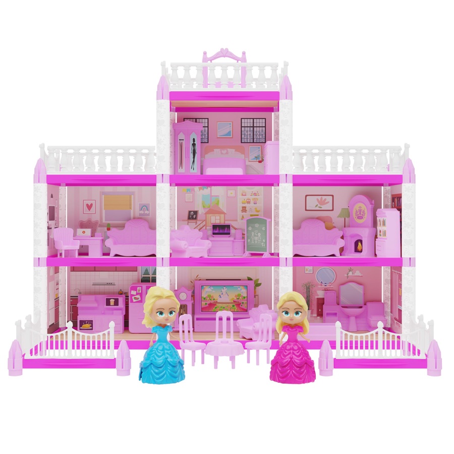 GGB Casinha de Boneca Castelinho da Princesa 160 Peças