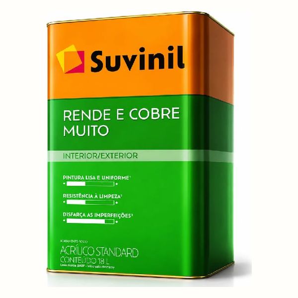 Tinta Rende & Cobre Muito Cores Básicas18L Suvinil