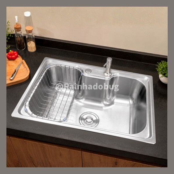 Cuba Gourmet Aço Inox 304 60x42cm Pia Cozinha Com Acessórios