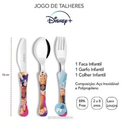 Talher Infantil Personagem Disney Princesas
