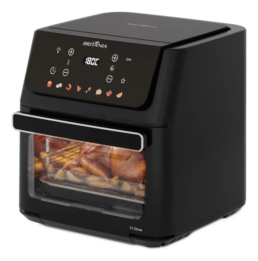 Air Fryer Britânia 11L 8 Funções 1800W