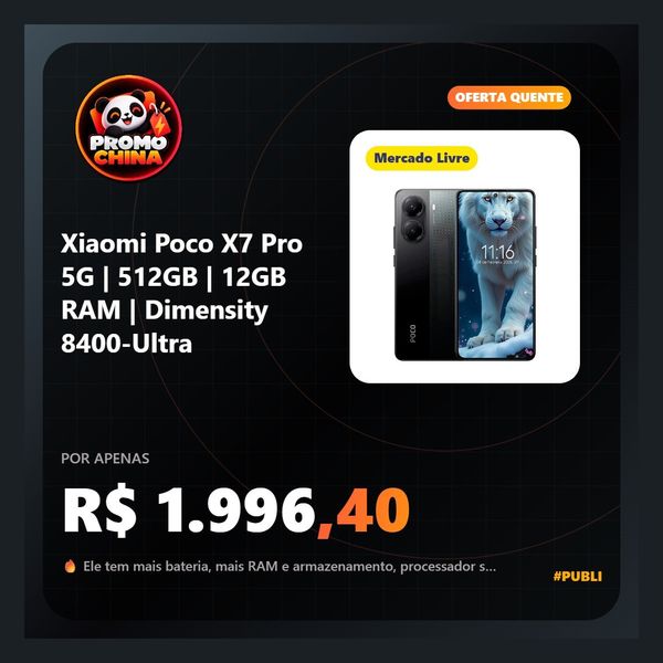 Xiaomi Poco X7 Pro 5g 12ram /512 Gb Global Cor Preto