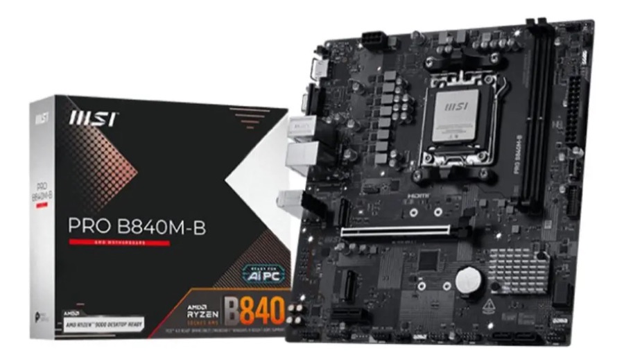 Placa-mãe Msi Pro B840m-b Am5 Preto
