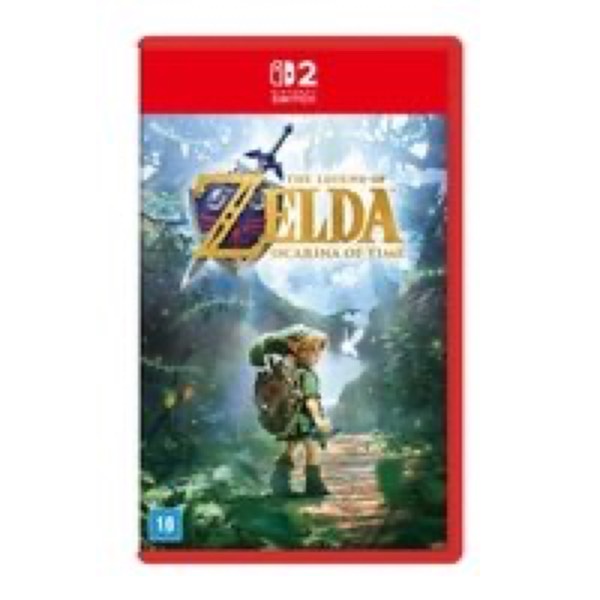 Jogo The Legend of Zelda: Ocarina of Time, Nintendo Switch 2, Edição Capa Normal Standard