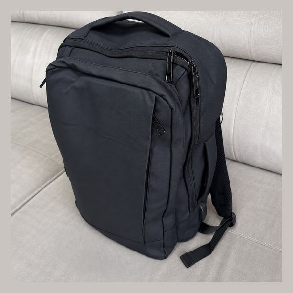 Mochila jiesipote-9242 À Prova D'água Reforçada Expansível Cor Preto