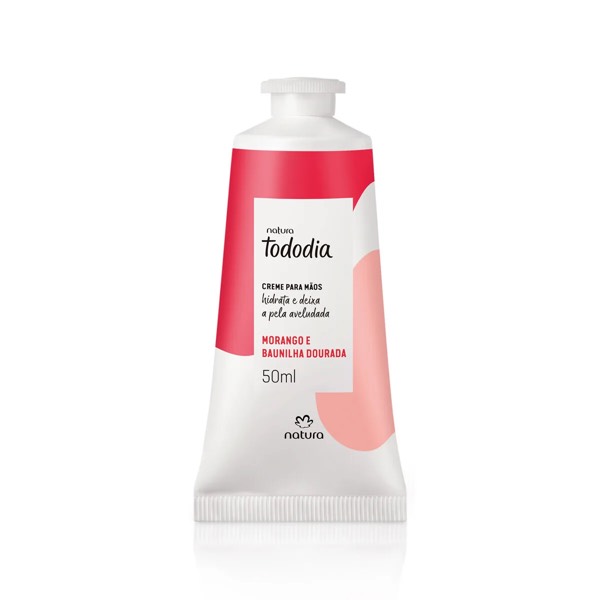 Creme Nutritivo para as Mãos Tododia Morango e Baunilha Dourada por R$ 18,32