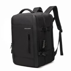 Mochila Para Notebook Impermeável com Porta USB e Senha Para Homem