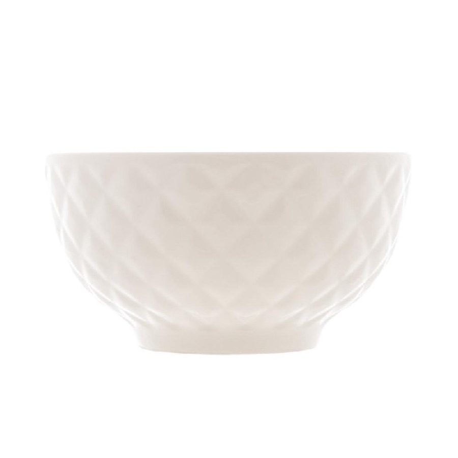 Bowl Lyor Diamond Branco Porcelana 11,5cm x6cm