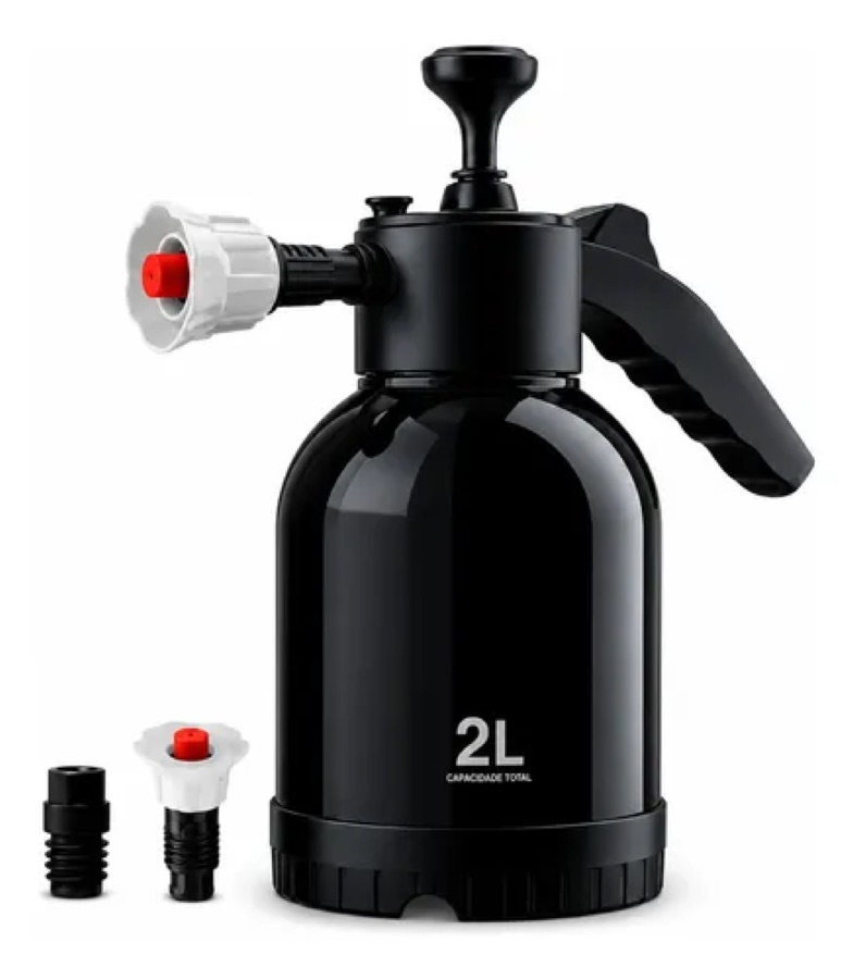 Pulverizador Snow Foam Profissional 2l Com 2 Bicos Para Lavagem Automotiva