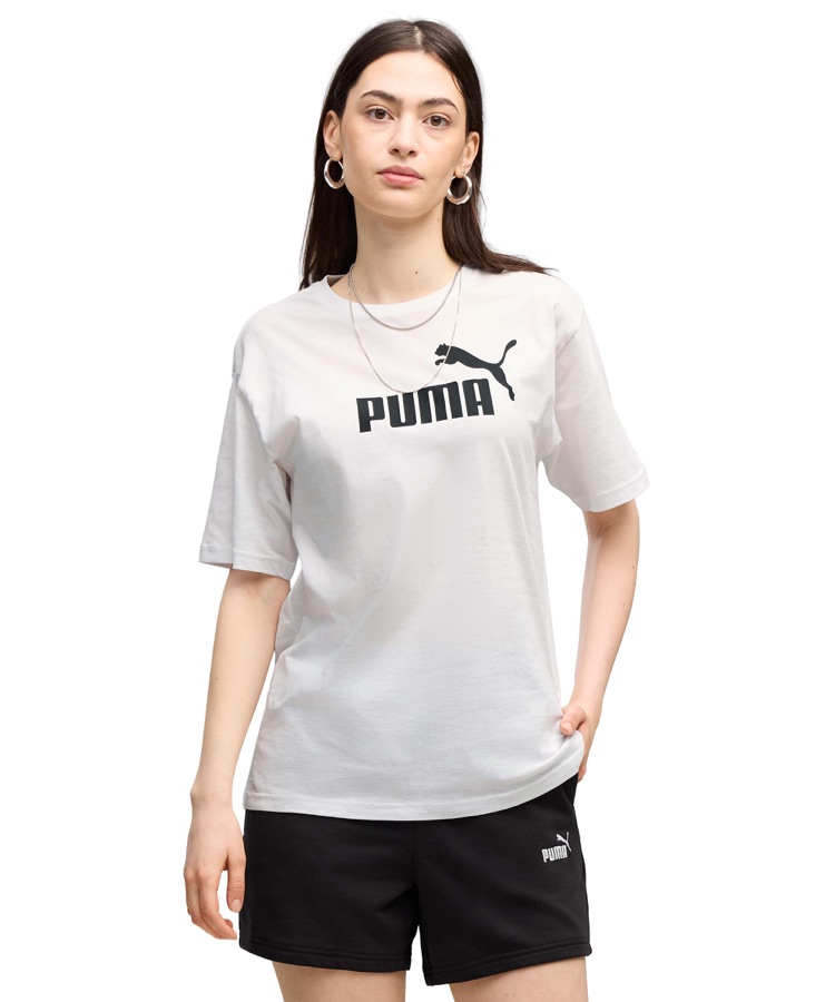 Camiseta Puma Essentials No. 1 Logo Relaxed Feminina
