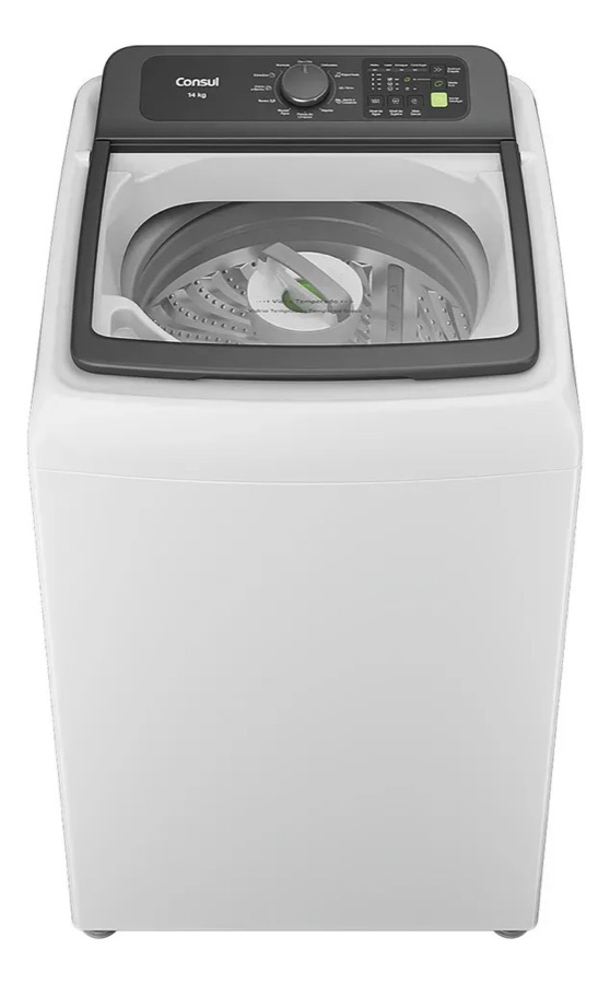 Máquina de Lavar Consul 14Kg Branca com Modo Eco - CWN14AB