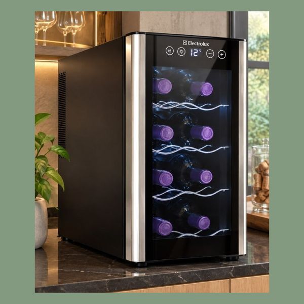 Adega De Vinho Climatizada Electrolux 8 Garrafas Acb08 127/220v