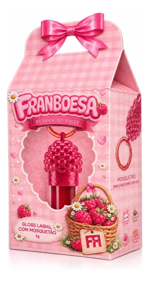 Gloss Franboesa By Franciny Ehlke Vermelho