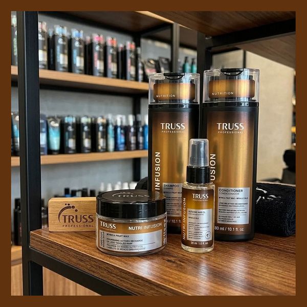 Kit Truss Nutri Infusion Shampoo Condicionador Máscara Óleo