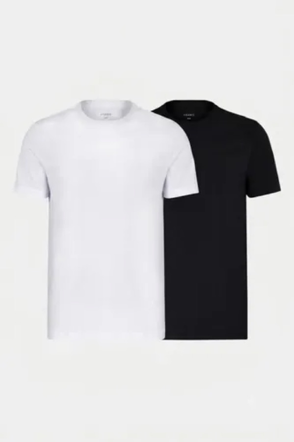 Kit Aramis 2 Camisetas Comfort+ Preto E New Basic Branco Preto M