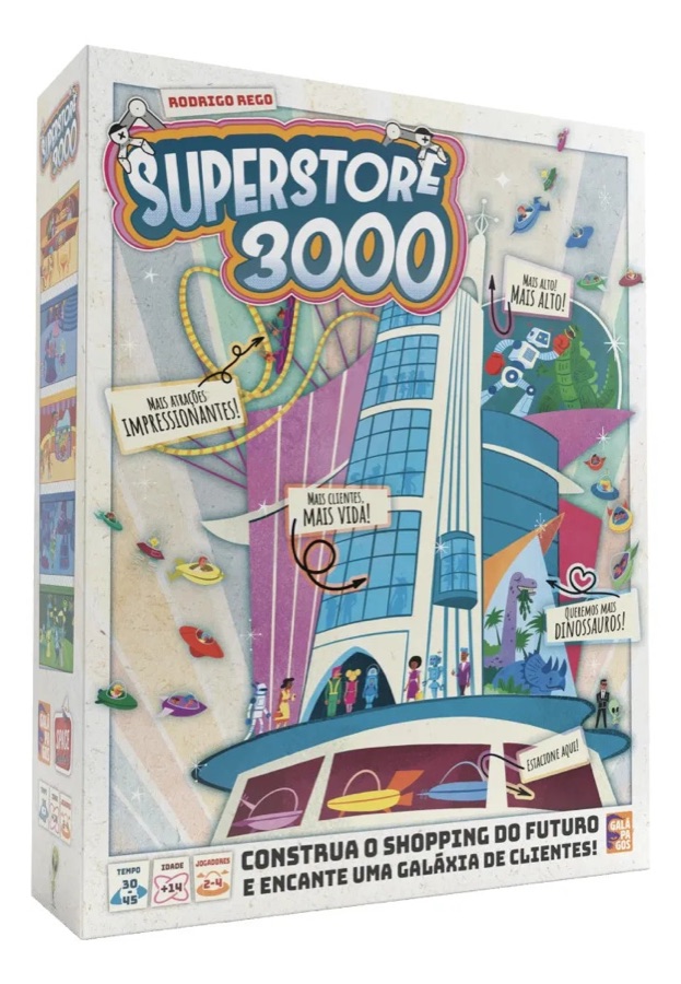 Jogo Galápagos Superstore 3000 Gamers, Space Cowboys Em Português Partidas De Até 60 Min.