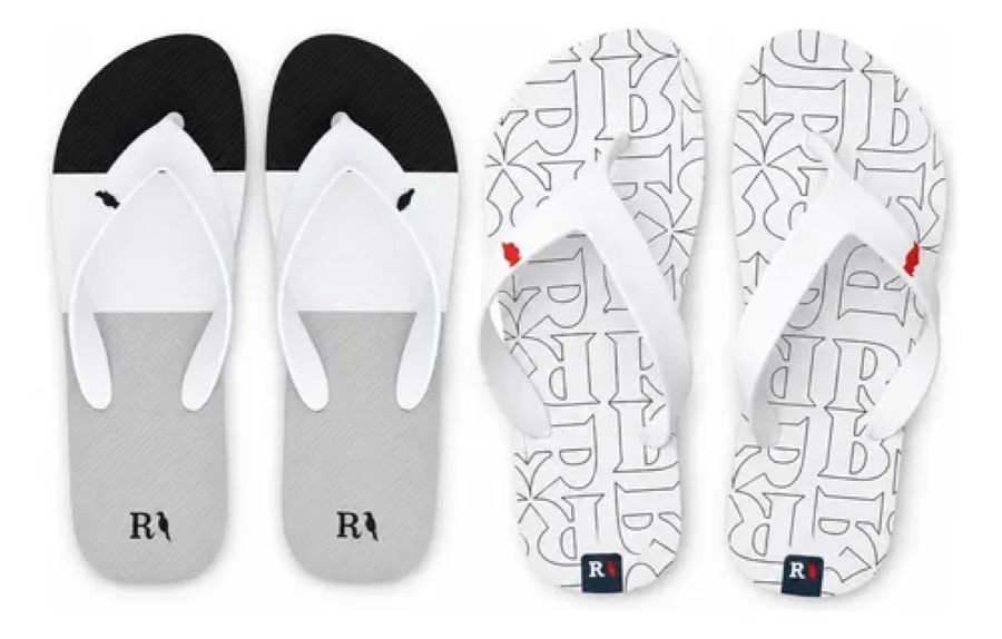 Kit 2 Pares Chinelo Masculino Reserva Confortável E Macio Ptocinza E R 41/42