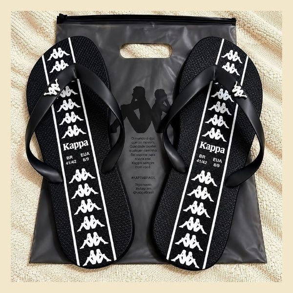 Chinelo Kappa Beach Adulto Unissex Em Borracha