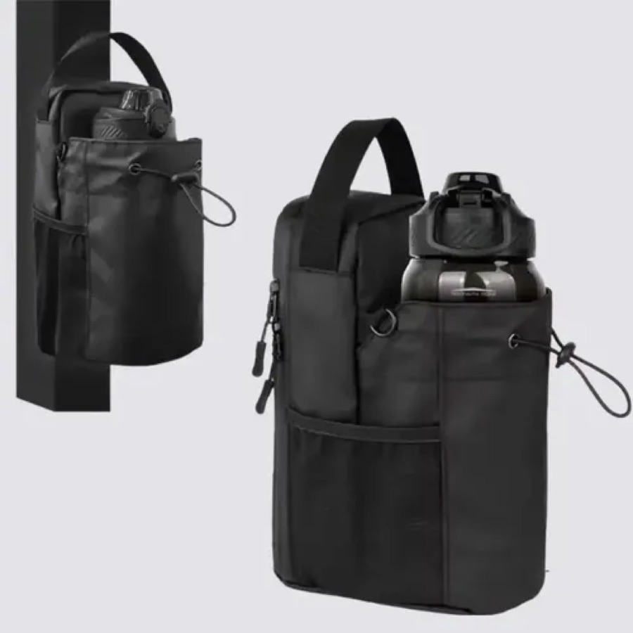 Bag Magnética Para Garrafas Bolsa De Academia Cor Preta Liso