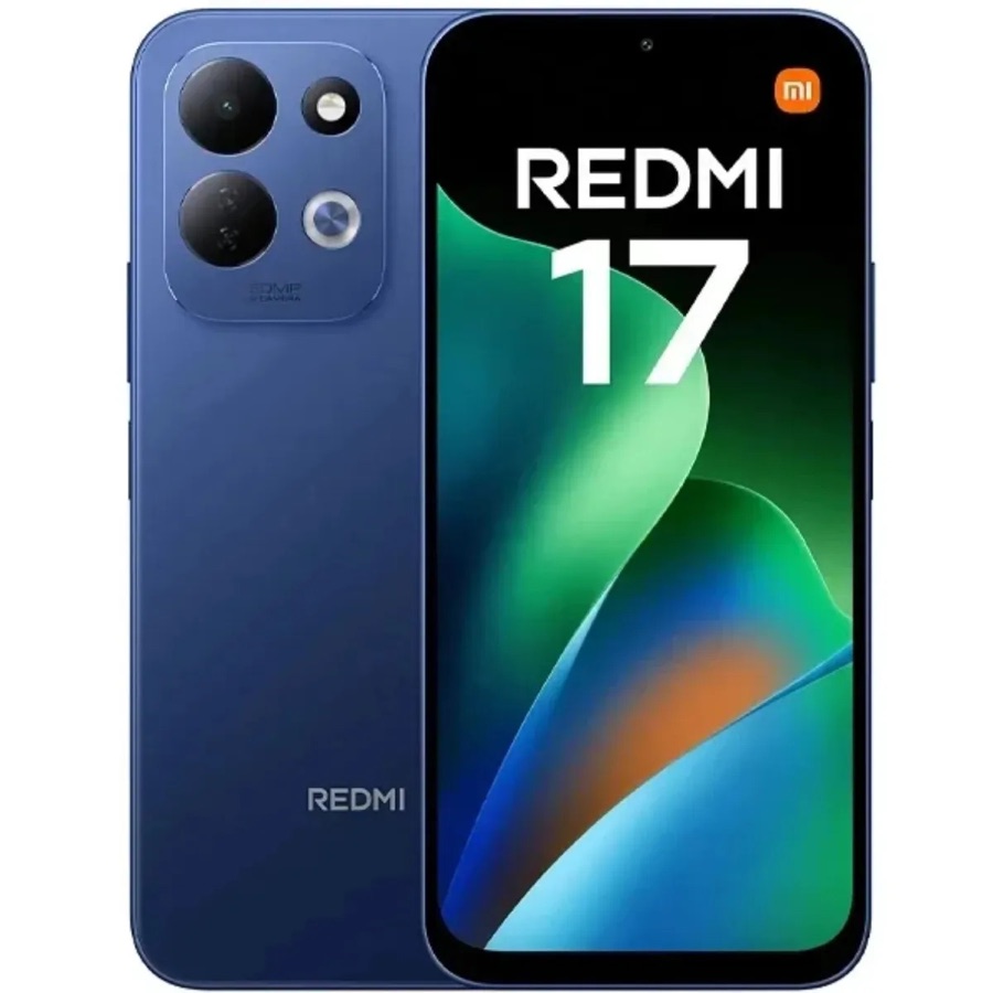 Smartphone Xiaomi Redmi 17 4G 4GB RAM 256GB Tela 6,9 120Hz Bateria 7500mAh 50MP Azul
