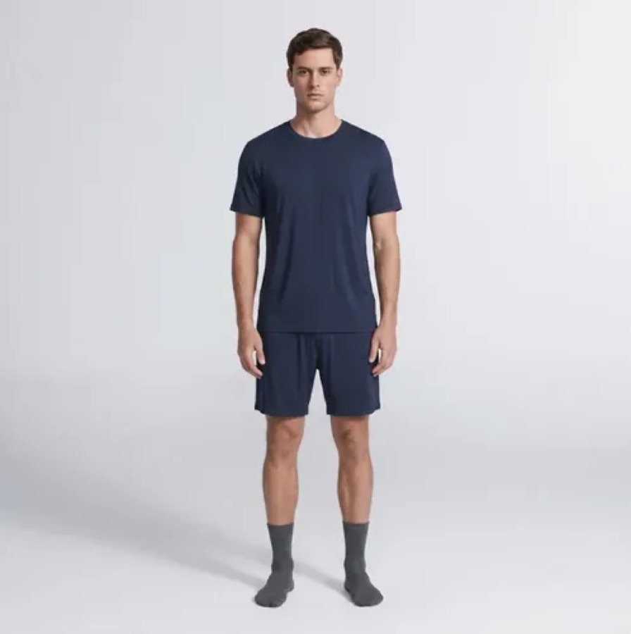 Conjunto De Pijama Masculino Sleepin Insider Azul-marinho Liso M