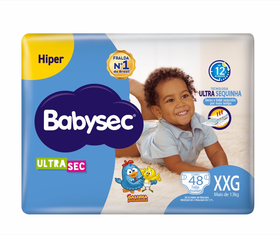 Babysec Galinha Pintadinha Ultrasec Unidades