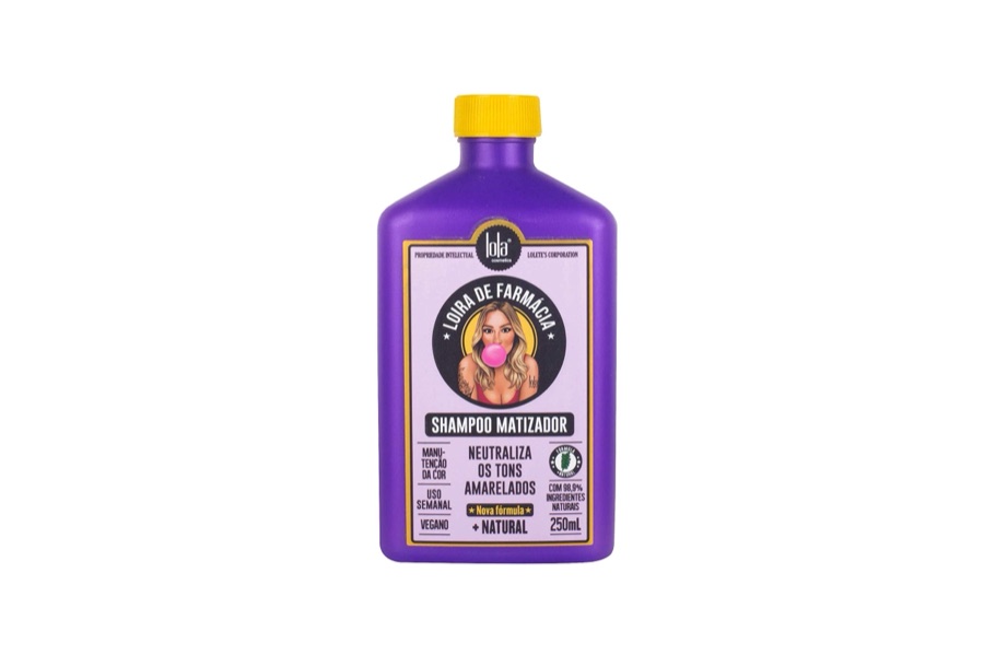 Loira de Farmácia Shampoo Matizador 250ml , Lola Cosmetics