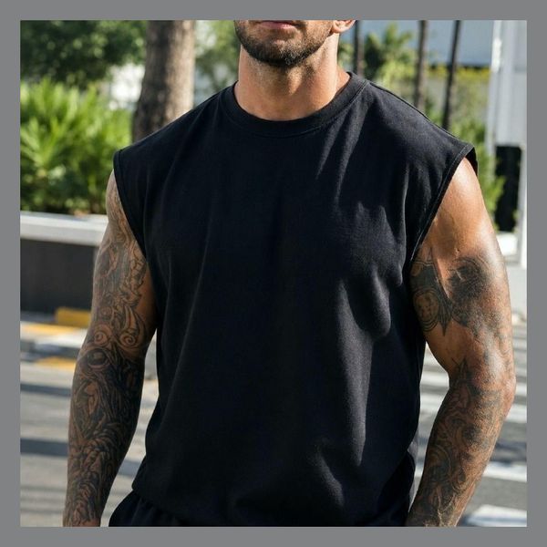 Regata Oversized Masculino Tamanho Grande Básica Lisa Branco P