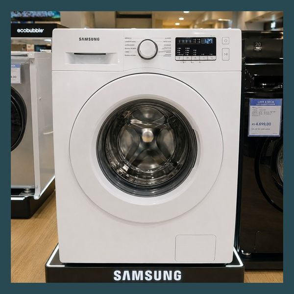 Lavadora Digital Inverter Samsung Ww11t Branca 11kg Cor Branco