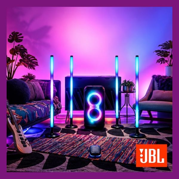 Bastão De Led Jbl Partylight Stick Bluetooth - Preto