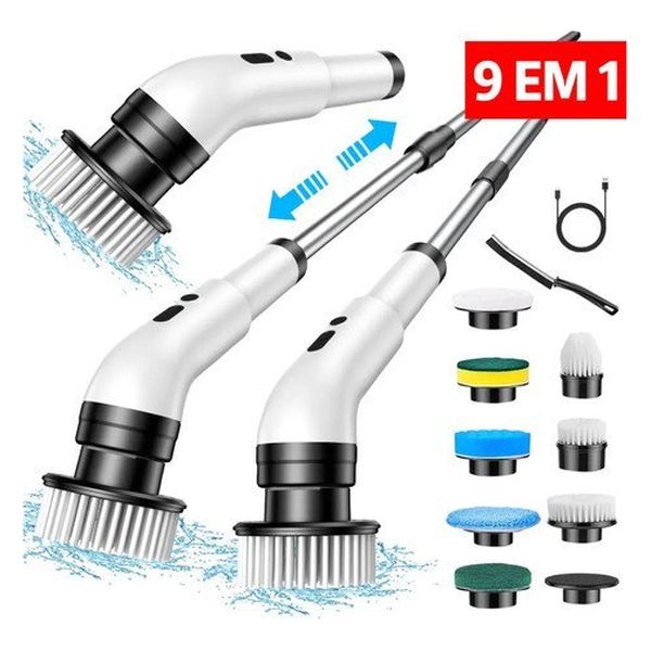 Escova Elétrica de Limpeza DeckCasa JY-6010 3000mAh 137 cm