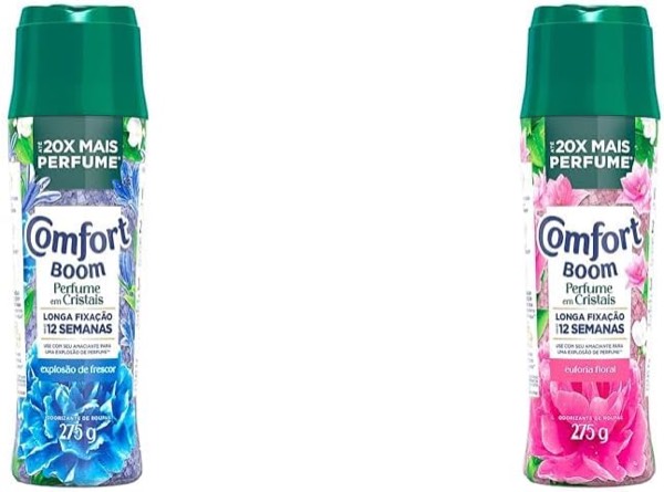 Comfort Kit Cristais de Perfume, Explosão de Frescor e Euforia Floral 275g
