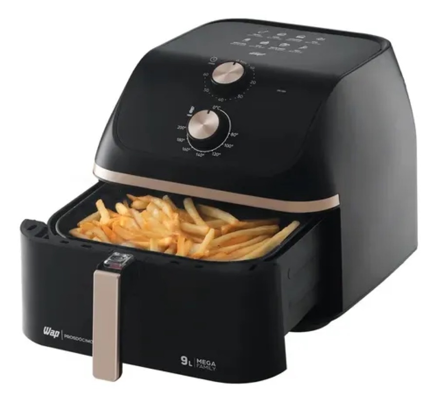Fritadeira Elétrica Wap Air Fryer Mega 9l