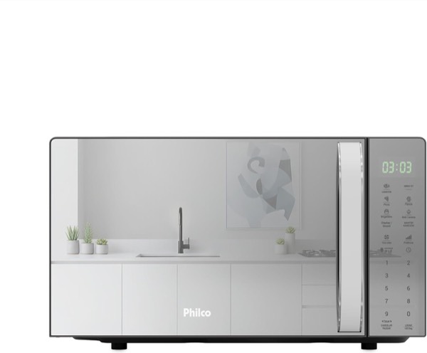 Micro-ondas Philco 20L Pintura Limpa Fácil PMO24S 127v