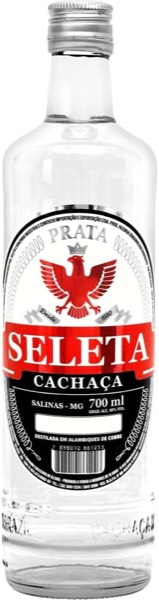 Cachaça Seleta Prata 700 ML Seleta Sabor Suave 700 Ml