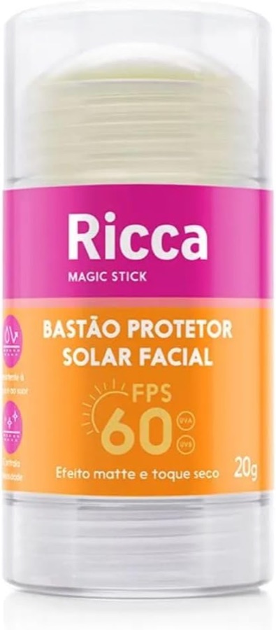 Ricca, Protetor Solar em Bastão, FPS60