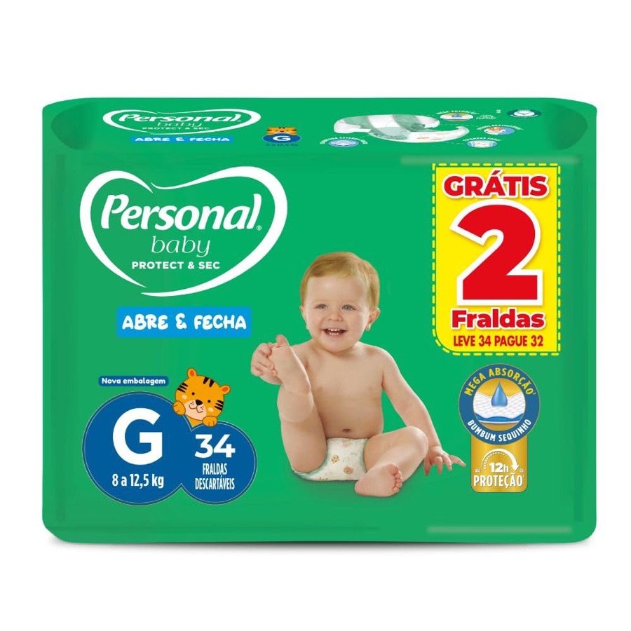 Infantil Personal Protect 9x34pads Unidades