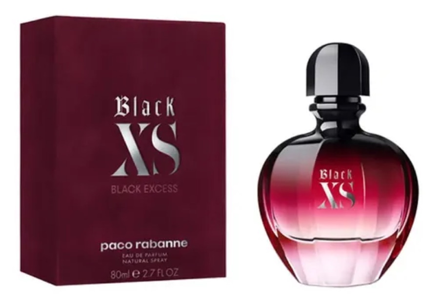Black Xs For Her Rabanne Feminino Edp 80ml