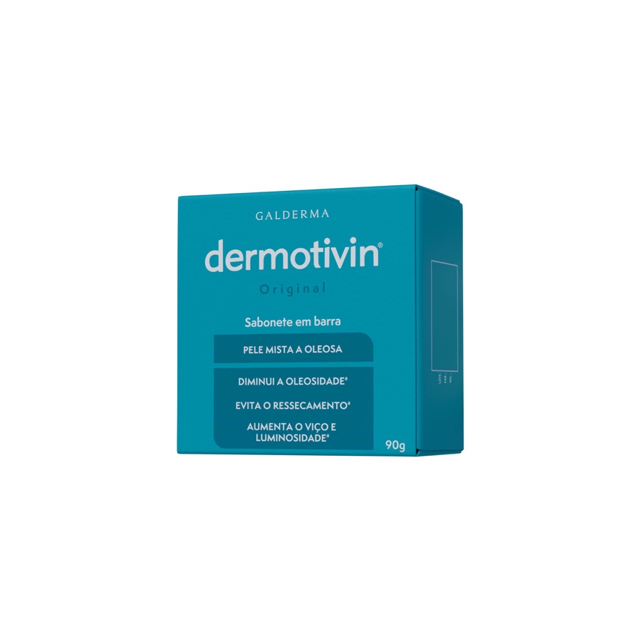 Dermotivin Original Sabonete Facial em Barra para Pele Mista a Oleosa 90g