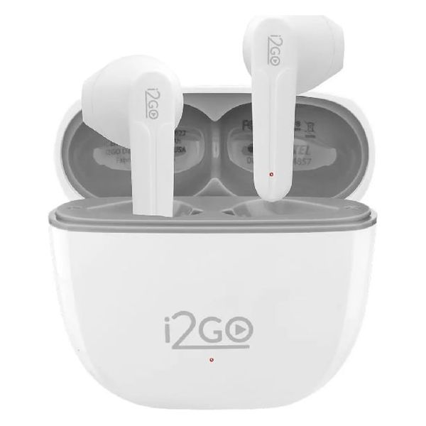 Fone De Ouvido Sem Fio Air Sound 400 i2GO até 20h Bateria Cor Branco