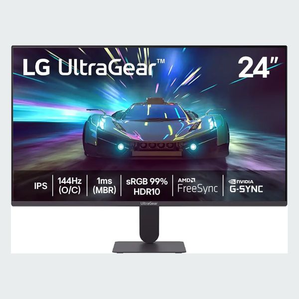 Monitor LG UltraGear™ 24G411A-B 24",FHD, 144Hz, 1ms (MBR), NVIDIA G-SYNC, AMD FreeSync, HDR10