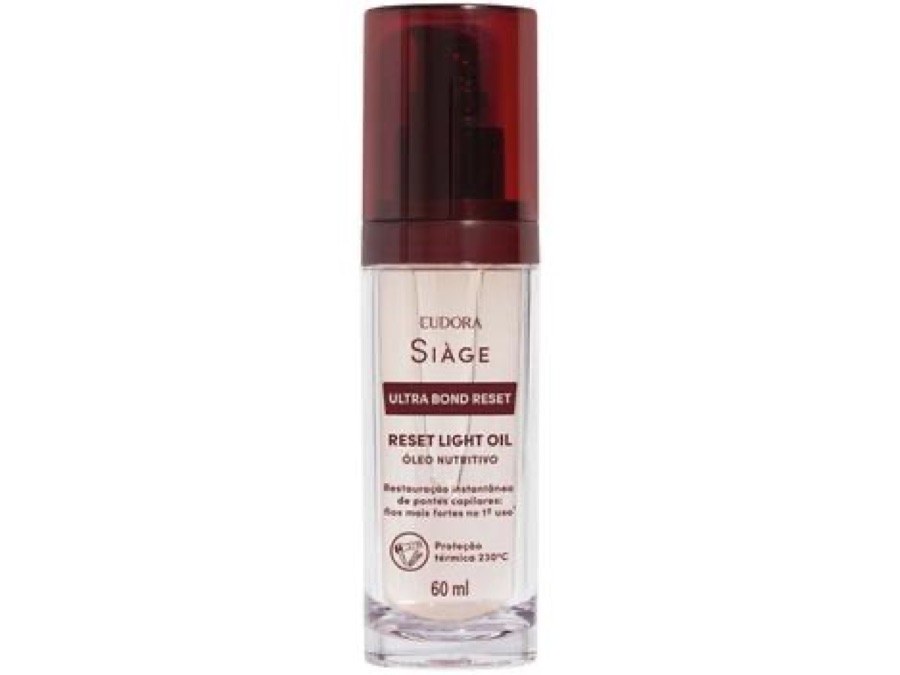 Óleo Capilar Eudora Siàge Ultra Bond Reset 60ml