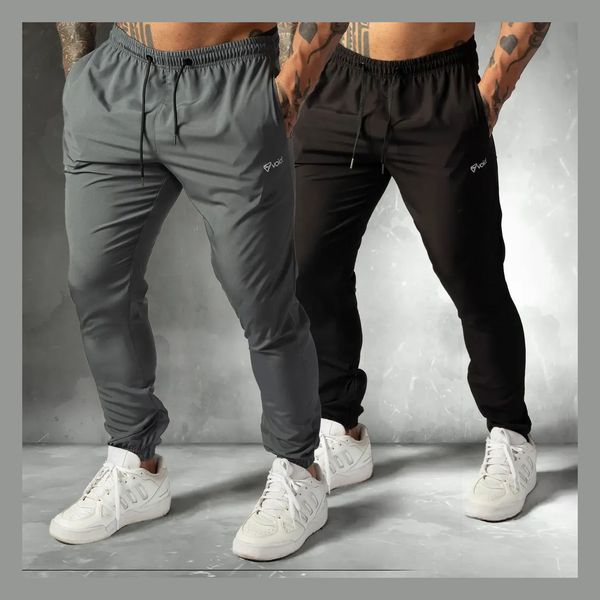 Kit 2 Calças Jogger Tactel Com Elastano Impulse