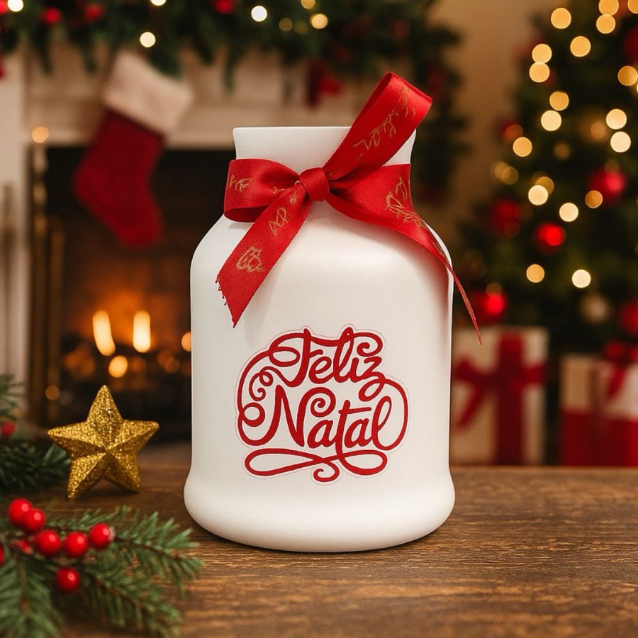 Leiteira Decorativa Porta Talher Cozinha Enfeite Natal